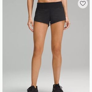 Lululemon Athletica Speed Up High Rise Lined Shorts.